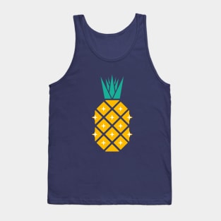 Disco Pineapple in Midnight Blue by Suzie London Tank Top